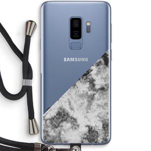 CaseCompany Onweer: Samsung Galaxy S9 Plus Transparant Hoesje met koord