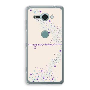 CaseCompany Sterren: Sony Xperia XZ2 Compact Transparant Hoesje
