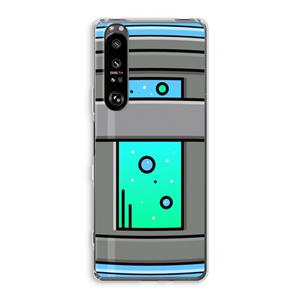 CaseCompany Chug Bottle: Sony Xperia 1 III Transparant Hoesje