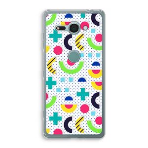 CaseCompany 8-bit N°1: Sony Xperia XZ2 Compact Transparant Hoesje