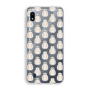 CaseCompany Uilen: Samsung Galaxy A10 Transparant Hoesje
