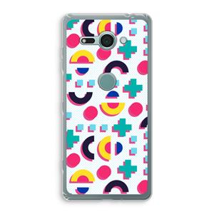 CaseCompany 8-bit N°2: Sony Xperia XZ2 Compact Transparant Hoesje