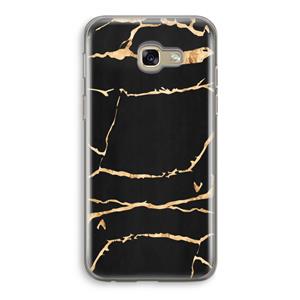 CaseCompany Gouden marmer: Samsung Galaxy A5 (2017) Transparant Hoesje