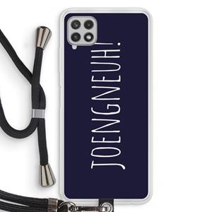 CaseCompany Joengneuh!: Samsung Galaxy A22 4G Transparant Hoesje met koord