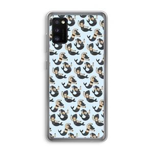 CaseCompany Zeemeermin: Samsung Galaxy A41 Transparant Hoesje