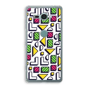 CaseCompany 8-bit N°4: Sony Xperia XZ2 Compact Transparant Hoesje