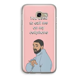 CaseCompany Hotline bling: Samsung Galaxy A5 (2017) Transparant Hoesje