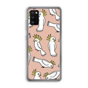 CaseCompany Papegaai: Samsung Galaxy A41 Transparant Hoesje