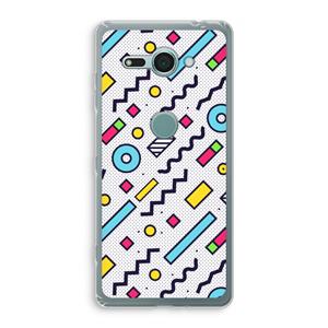 CaseCompany 8-bit N°8: Sony Xperia XZ2 Compact Transparant Hoesje