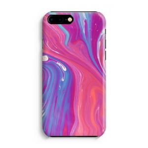 CaseCompany Paarse stroom: Volledig Geprint iPhone 7 Plus Hoesje