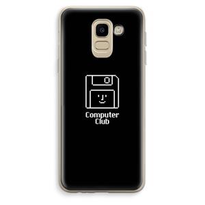 CaseCompany Hello: Samsung Galaxy J6 (2018) Transparant Hoesje