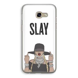 CaseCompany Slay All Day: Samsung Galaxy A5 (2017) Transparant Hoesje