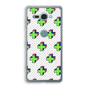 CaseCompany 8-bit N°10: Sony Xperia XZ2 Compact Transparant Hoesje