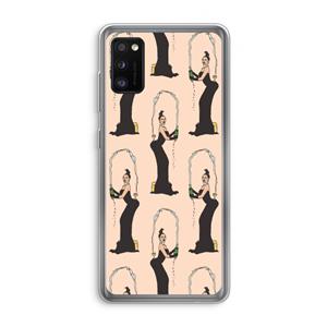 CaseCompany Pop Some Kim: Samsung Galaxy A41 Transparant Hoesje