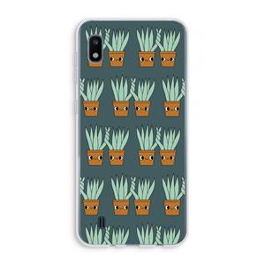 CaseCompany Sansevieria: Samsung Galaxy A10 Transparant Hoesje