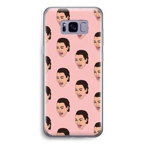 CaseCompany Ugly Cry Call: Samsung Galaxy S8 Transparant Hoesje