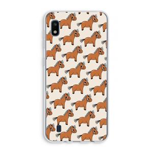 CaseCompany Pony: Samsung Galaxy A10 Transparant Hoesje