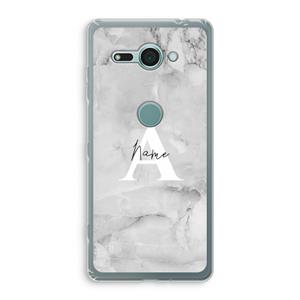 CaseCompany Ivory Marble: Sony Xperia XZ2 Compact Transparant Hoesje