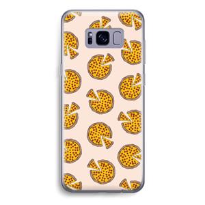 CaseCompany You Had Me At Pizza: Samsung Galaxy S8 Transparant Hoesje
