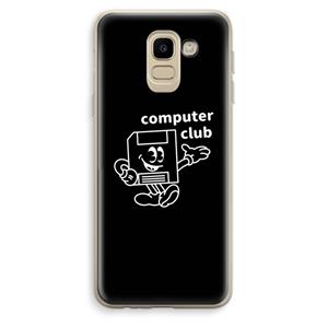 CaseCompany Floppyhead: Samsung Galaxy J6 (2018) Transparant Hoesje