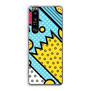 CaseCompany Pop Art #1: Sony Xperia 1 III Transparant Hoesje