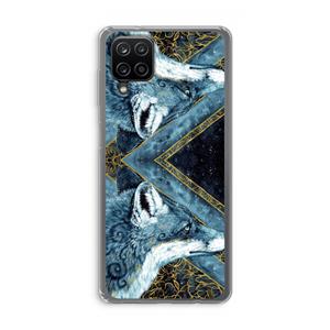 CaseCompany Golden Fox: Samsung Galaxy A12 Transparant Hoesje