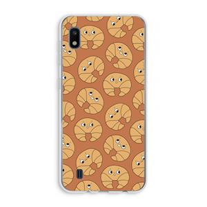 CaseCompany Croissant: Samsung Galaxy A10 Transparant Hoesje