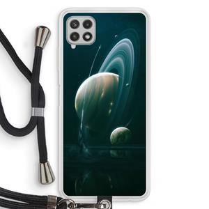 CaseCompany Mercurius: Samsung Galaxy A22 4G Transparant Hoesje met koord