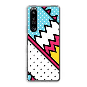 CaseCompany Pop Art #2: Sony Xperia 1 III Transparant Hoesje