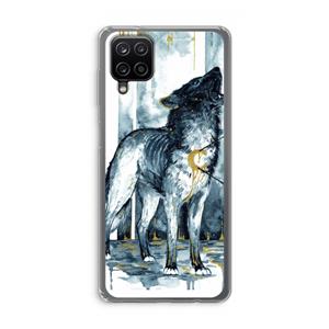 CaseCompany Bleeding Soul: Samsung Galaxy A12 Transparant Hoesje