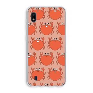 CaseCompany Krab: Samsung Galaxy A10 Transparant Hoesje