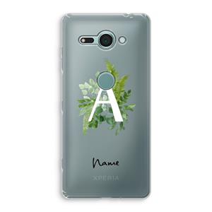 CaseCompany Green Brush: Sony Xperia XZ2 Compact Transparant Hoesje