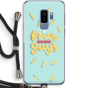 CaseCompany Always fries: Samsung Galaxy S9 Plus Transparant Hoesje met koord