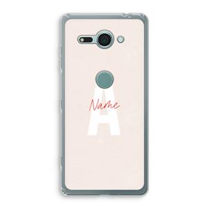 CaseCompany Strawberry Milkshake: Sony Xperia XZ2 Compact Transparant Hoesje