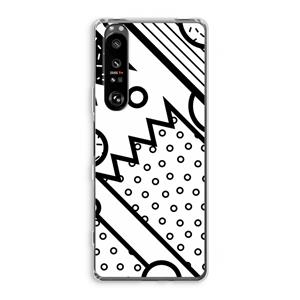 CaseCompany Pop Art #4: Sony Xperia 1 III Transparant Hoesje