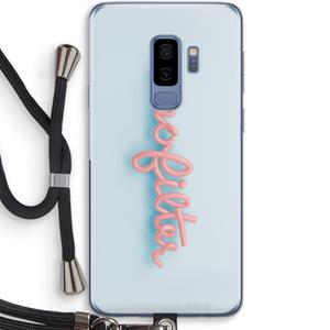 CaseCompany nofilter: Samsung Galaxy S9 Plus Transparant Hoesje met koord