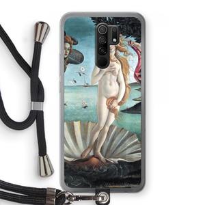 CaseCompany Birth Of Venus: Xiaomi Redmi 9 Transparant Hoesje met koord