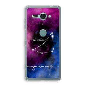 CaseCompany Sterrenbeeld - Donker: Sony Xperia XZ2 Compact Transparant Hoesje