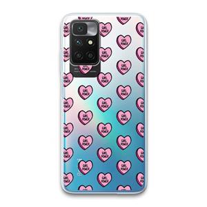 CaseCompany GIRL POWER: Xiaomi Redmi 10 Transparant Hoesje