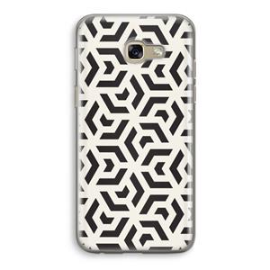 CaseCompany Crazy pattern: Samsung Galaxy A5 (2017) Transparant Hoesje