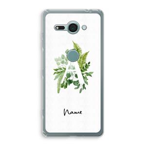 CaseCompany Green Brush: Sony Xperia XZ2 Compact Transparant Hoesje