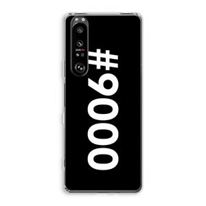 CaseCompany 9000: Sony Xperia 1 III Transparant Hoesje