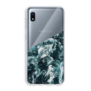 CaseCompany Zee golf: Samsung Galaxy A10 Transparant Hoesje