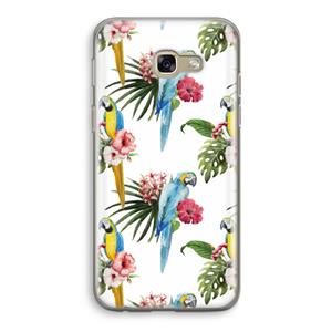 CaseCompany Kleurrijke papegaaien: Samsung Galaxy A5 (2017) Transparant Hoesje