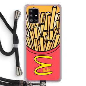 CaseCompany McElodie: Samsung Galaxy A51 5G Transparant Hoesje met koord