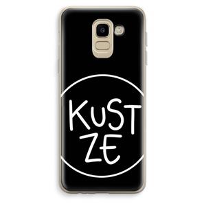 CaseCompany KUST ZE: Samsung Galaxy J6 (2018) Transparant Hoesje