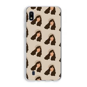 CaseCompany Bonjour mon amour: Samsung Galaxy A10 Transparant Hoesje