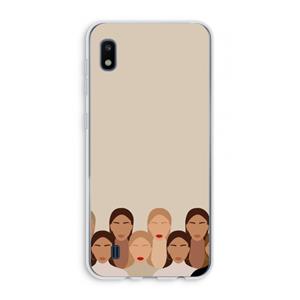 CaseCompany Girls girls girls: Samsung Galaxy A10 Transparant Hoesje