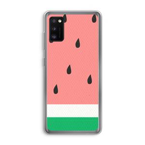 CaseCompany Watermeloen: Samsung Galaxy A41 Transparant Hoesje