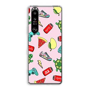 CaseCompany Things Jamie Loves: Sony Xperia 1 III Transparant Hoesje